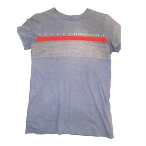 Under Armour Women's The Classic Tee Americana Blue T-Shirt Size XS